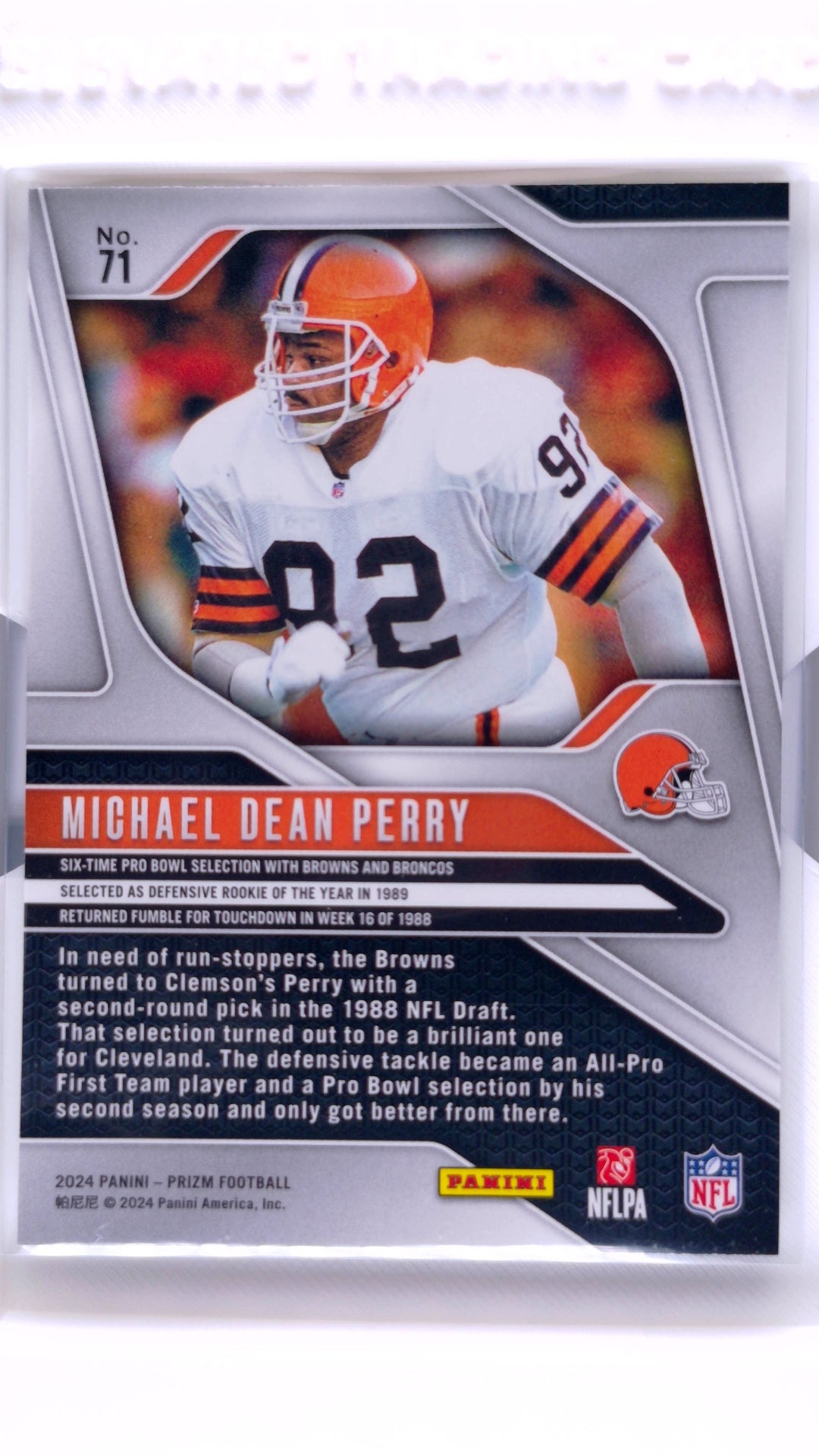 #71 Michael Dean Perry - back