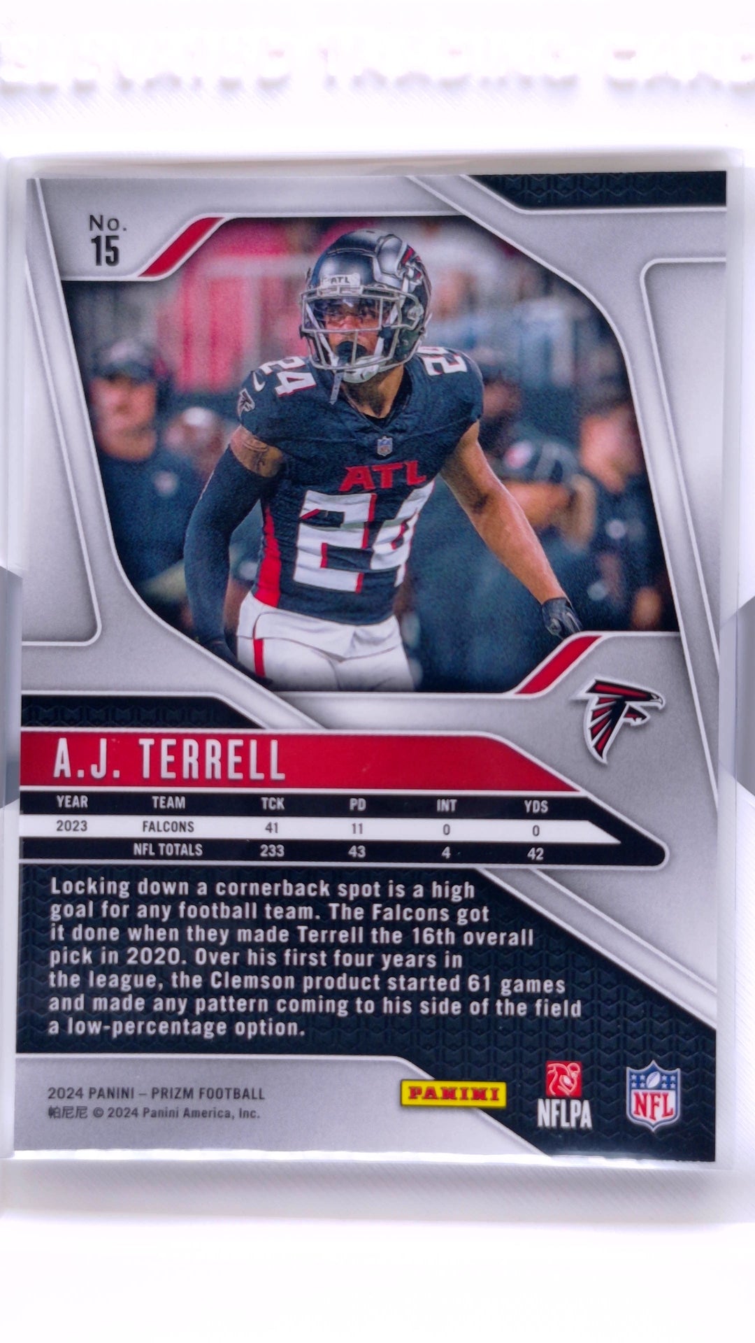 #15 A.J. Terrell - back