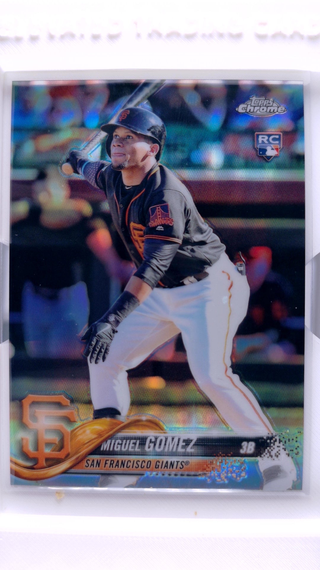 #13 Miguel Gomez Rookie Refractor - front