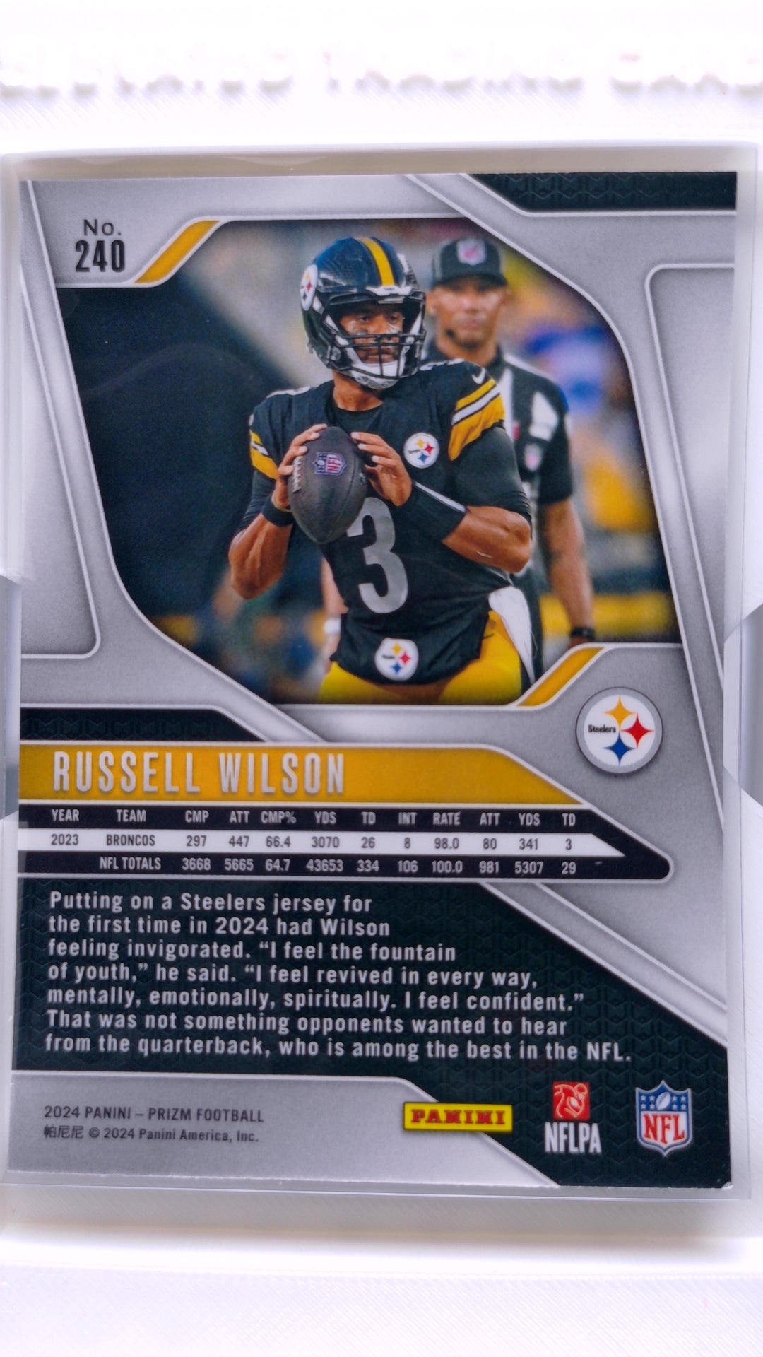 #240 Russell Wilson - back