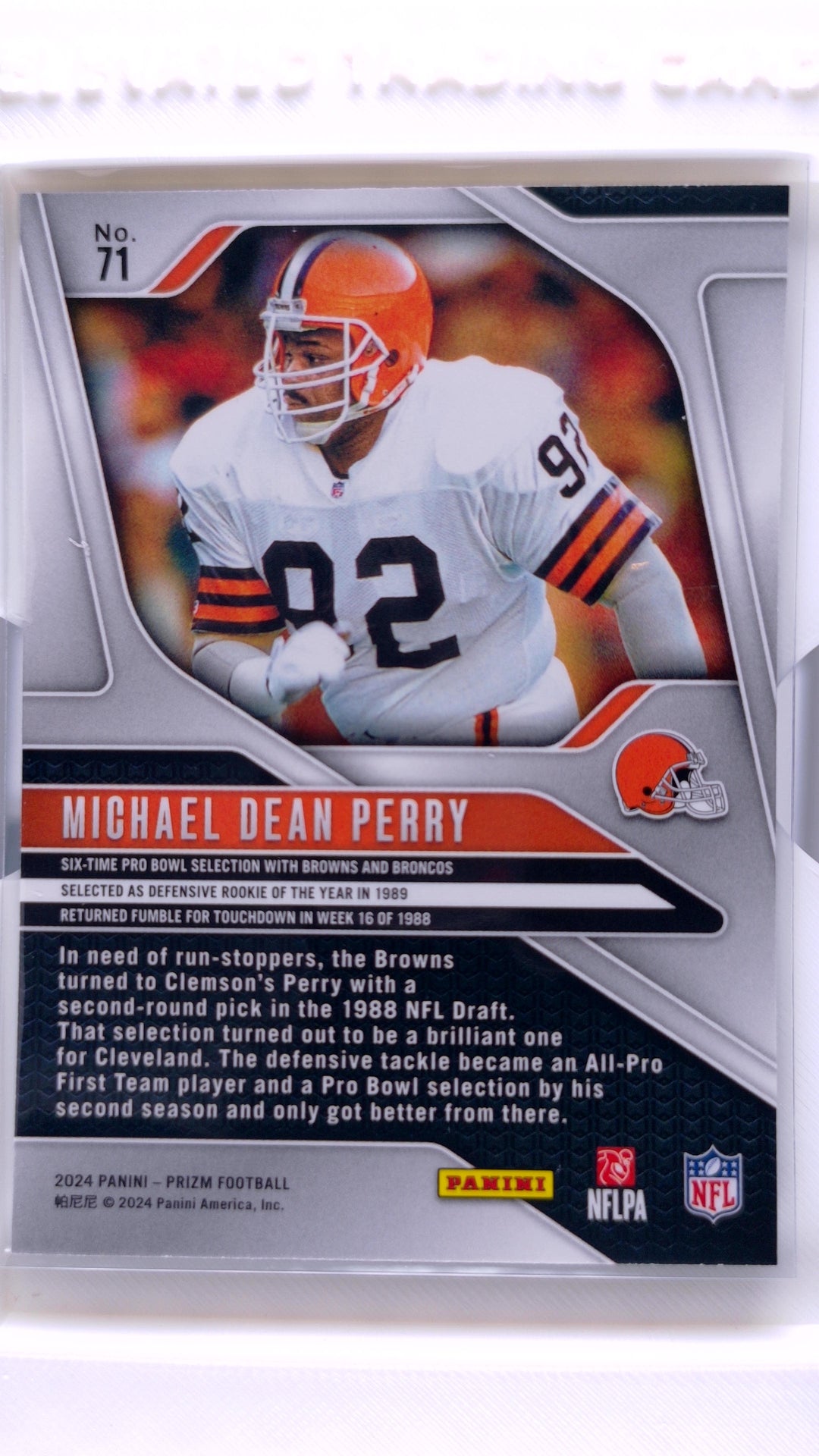 #71 Michael Dean Perry - back