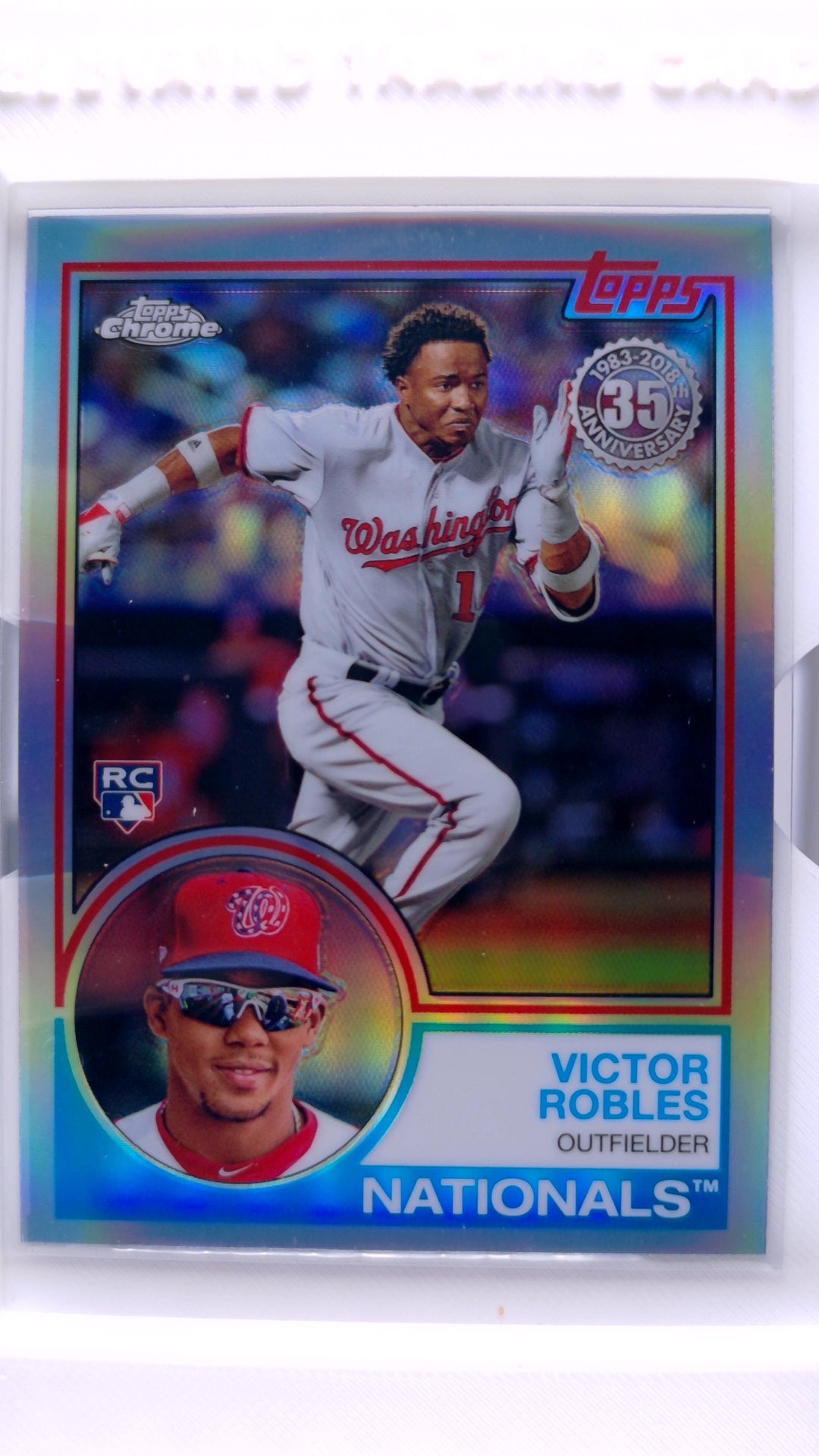 #83T-8 Victor Robles Rookie 1983 Topps Baseball - front