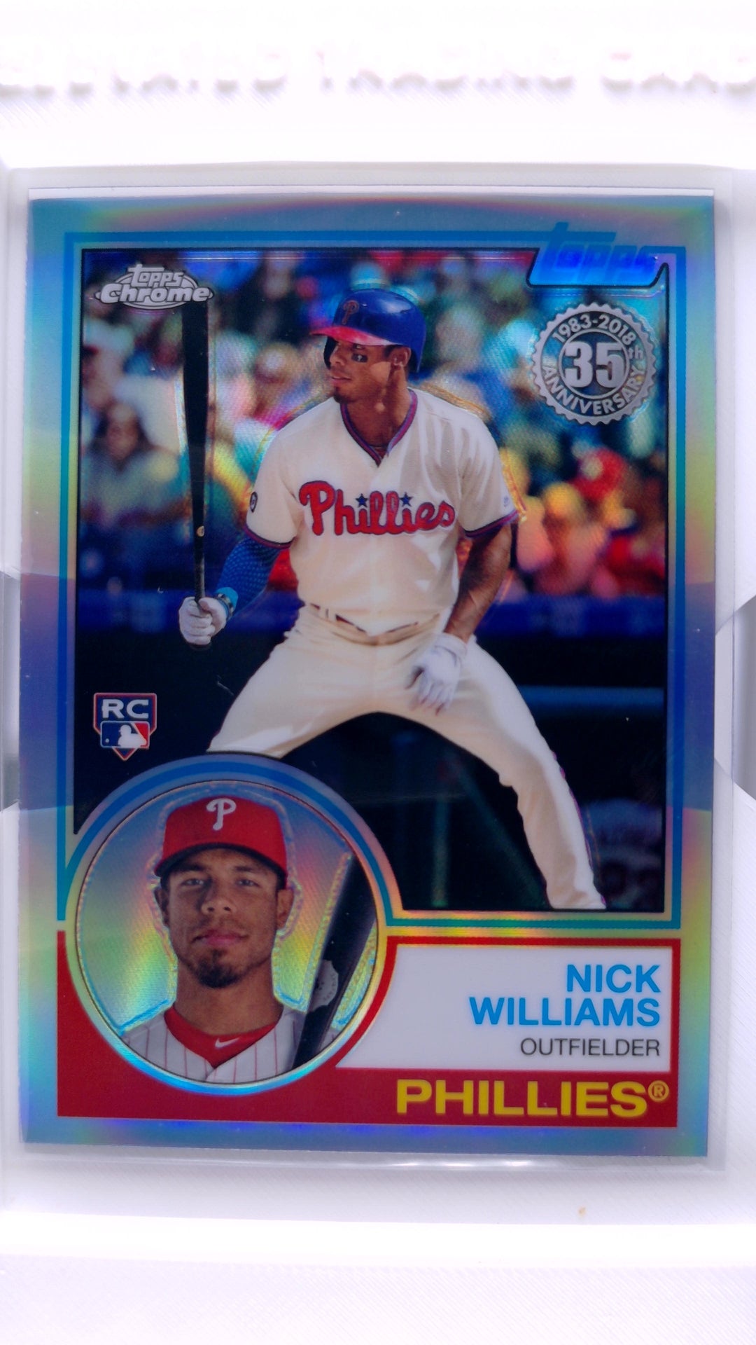 #83T-20 Nick Williams Rookie 1983 Topps Baseball - front