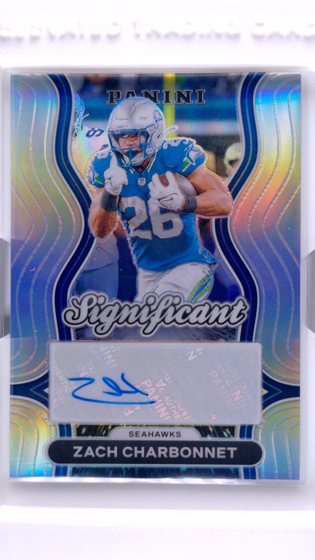 #58 Zach Charbonnet Significant Signatures - front
