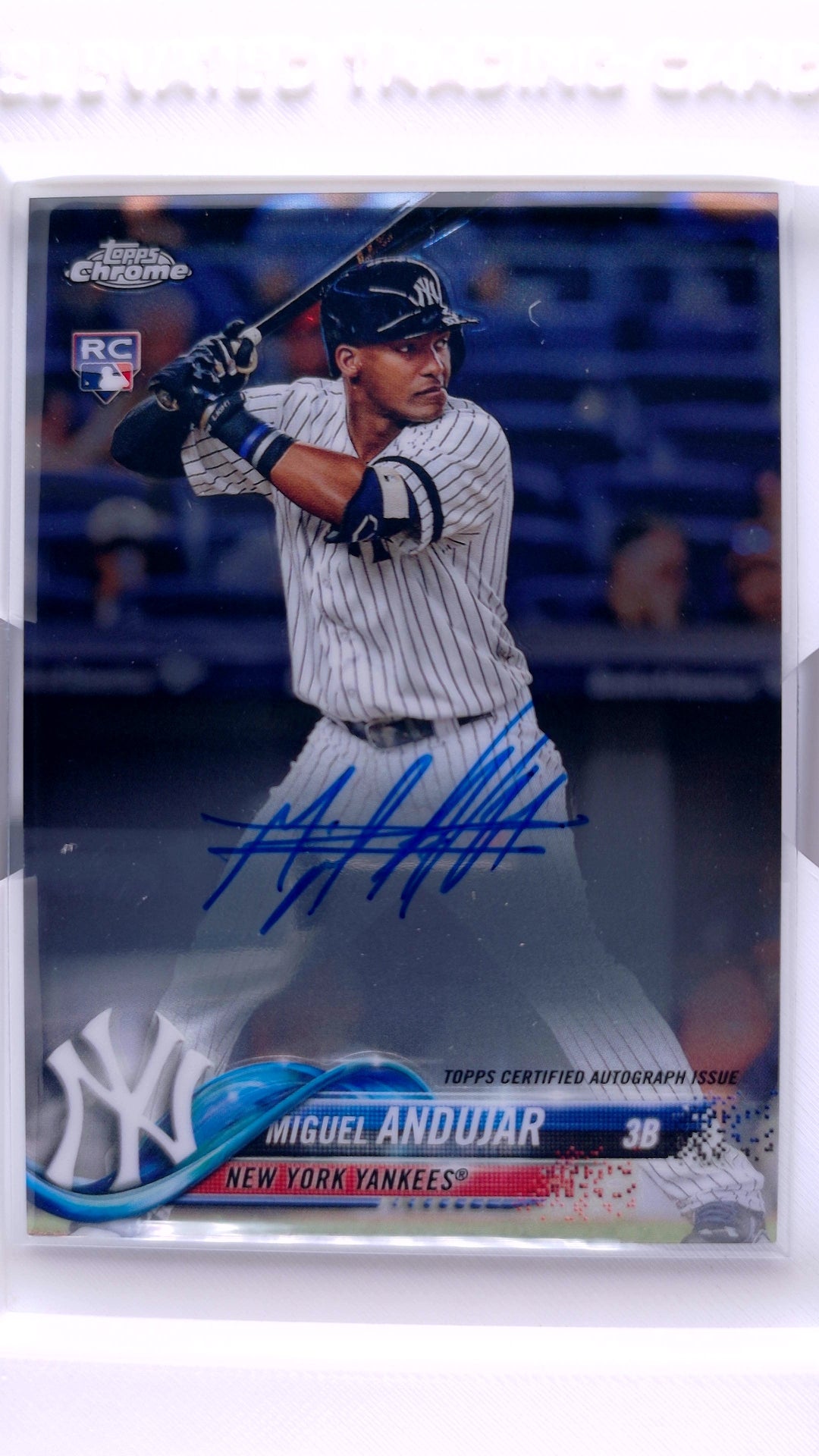 #RA-MA Miguel Andujar Rookie Rookie Autographs - front